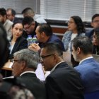 Wilman Terán este lunes en el juicio del caso Metástasis.