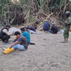 Nueve personas fueron aprehendidas durante el operativo.
