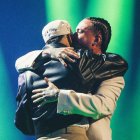 J Balvin y Maluma en los Latin Billboard 2024.