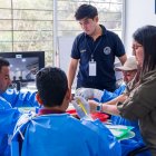 Los comuneros de Puerto Roma adquirieron aprendizaje en el uso de microscopios, instrumentos para estudios de georreferenciación, entre otros temas.