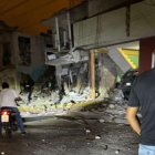 Con explosivos fue destruida una casa en Machala.