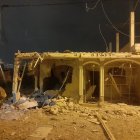 Una de las viviendas afectadas por las explosiones en Machala.