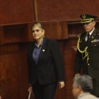 La ministra del Interior, Mónica Palencia, en la Asamblea Nacional.