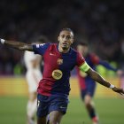 Rapinha hizo un triplete en el triunfo del FC Barcelona.