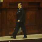 Mónica Palencia en el pleno de la Asamblea Nacional.