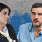 La ministra del Interior, Mónica Palencia, y el alcalde de Guayaquil, Aquiles Álvarez.