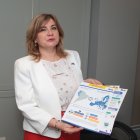 Autoridad. La Embajadora de la Unión Europea en Ecuador, Jekaterina Doródnova.