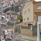 Ilustración que contiene una vista satelital del sector donde fue capturado alias Negro Willy, en España.