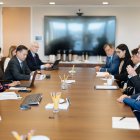 Reunión del equipo económico del Gobierno con autoridades del FMI.