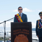 Daniel Noboa emitió un discurso en la ceremonia de la FAE