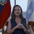 Llamado. La prefecta del Guayas hizo referencia a las acciones que ha implementado en la crisis energética.