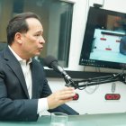 Dato. Henry Cucalón, candidato presidencial de Construye expuso tres alternativas que considera soluciones para la crisis energética.