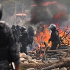 Policías se enfrentan con simpatizantes del expresidente de Bolivia Evo Morales