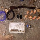 Esta es parte de la evidencia decomisada en la detención del familiar del "Negro Willy".