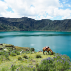 Laguna de Quilotoa es de los principales atractivos turísticos del país.