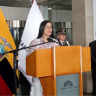 Viviana Veloz, presidenta de la Asamblea.