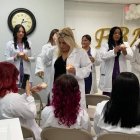 El paso de la luz realizado por estudiantes del programa de Estética Facial, Corporal y Maquillaje.