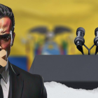 Imagen simbólica sobre debate presidencial.