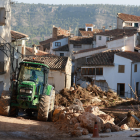 Vista de Letur (Albacete) este jueves donde continúan las labores de desescombro y la búsqueda de los desaparecidos tras el paso de la dana.