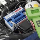 Tecnología. Una batería de la marca Bosch.