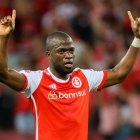 Enner Valencia y su celebración tras marcar el gol del empate del Inter.