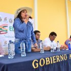 Acto. La exfuncionaria llegó a la alcaldía de Colimes en 2019 bajo la cobertura del Partido Social Cristiano (PSC).