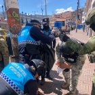 El operativo en Quito contó con agentes que son del Municipio, militares y policías.