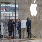Almacén. Una tienda Apple en Chicago, Illinois, EE. UU.