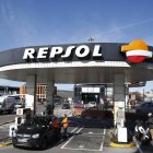Combustible. Una estación de la empresa española Repsol.