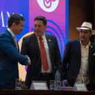 El discurso del alcalde de Cuenca, Cristian Zamora, apuntó hacia cuatro pilares para impulsar el desarrollo de la ciudad.