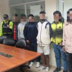 Los detenidos fueron trasladados hasta la UPC de Lasso.