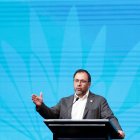 El canciller venezolano, Yvan Gil, durante el segmento de alto nivel de la Conferencia de la ONU sobre Biodiversidad Biológica (COP16) en Cali (Colombia).