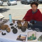 Productos. La cerámica hecha a base de barro de los Llanganates fue una de las novedades de la primera feria Puruhá.