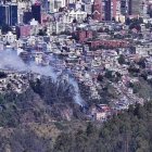 A las 09:30 de este martes 5 de noviembre se reportó al 9-1-1 un incendio forestal en la Avenida Simón Bolívar y Los Conquistadores