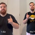 Fragmentos de videos en donde se compara el cambio físico del streamer Ibai Llanos.