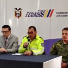 Las declaraciones se dieron durante la rueda de prensa en la gobernación de Cotopaxi.
