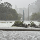 Lluvia con granizo en Cuenca