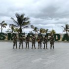 Los uniformados patrullan la ciudad de Esmeraldas.