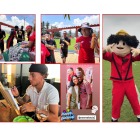 En este feriado ellos también llamaron la atención desde las redes y no precisamente las del arco.