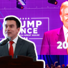 Daniel Noboa extiende sus felicitaciones a Donald Trump.