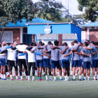 El plantel de Emelec volvió a resistirse a las actividades de entrenamiento en el Polideportivo de Los Samanes