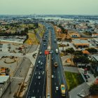 La avenida León Febres Cordero, vía principal de La Aurora, pasó por un proceso de rehabilitación de su carpeta asfáltica.