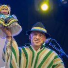 La entrega  de laBaltazara, una tradición familiar, en las fiesta de la Mama Negra, en Latacunga.