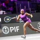 La tenista norteamericana venció por 7-6(4) y 6-3 a la # 1 Aryna Sabalenka .