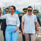 La prefecta del Guayas encabezó el evento donde participó el presidente Noboa.