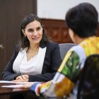 Vicepresidenta del Ecuador, Verónica Abad, en una actividad oficial.