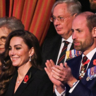 Los príncipes de Gales en el Festival del Recuerdo en el Royal Albert Hall.