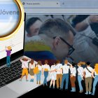 Ilustración sobre el programa gubernamental Jóvenes en Acción.