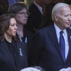 Fotografía de archivo del presidente de Estados Unidos, Joe Biden, y la vicepresidenta, Kamala Harris.