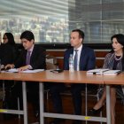 Cargos. John Pólit (centro) está procesado por la Justicia de EE.UU. por conspiración para lavado de activos.